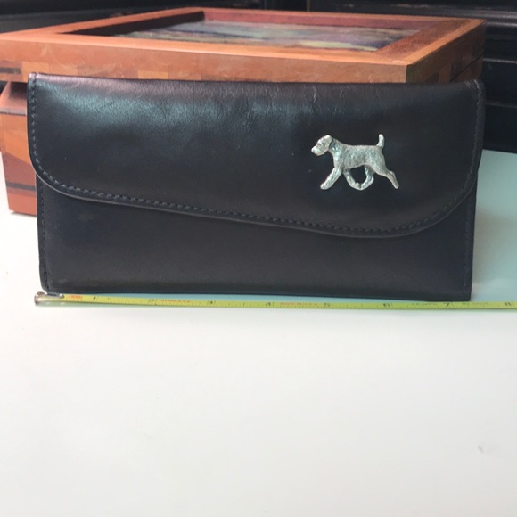 Handbags - Marshal Black leather wallet NWOT‎